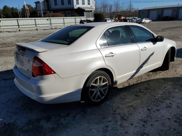 3FAHP0CG7BR176141 - 2011 FORD FUSION SEL WHITE photo 3