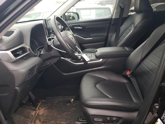 5TDGZRBH3MS073586 - 2021 TOYOTA HIGHLANDER XLE BLACK photo 7