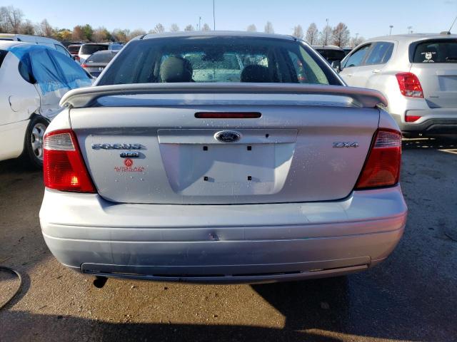 1FAHP34N66W138773 - 2006 FORD FOCUS ZX4 SILVER photo 6