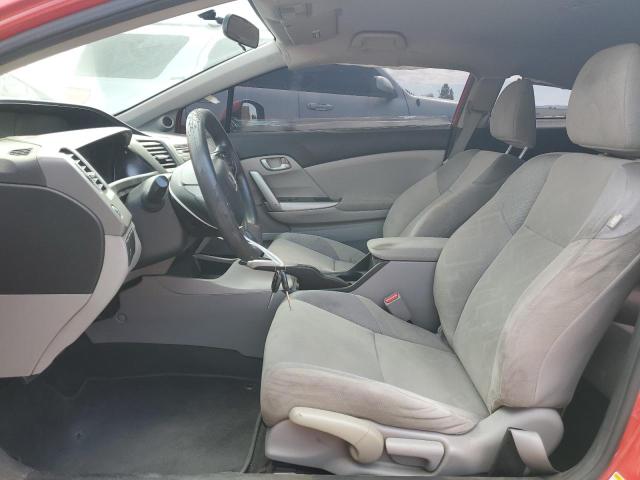 2HGFG3B54CH520879 - 2012 HONDA CIVIC LX Rot Foto 7