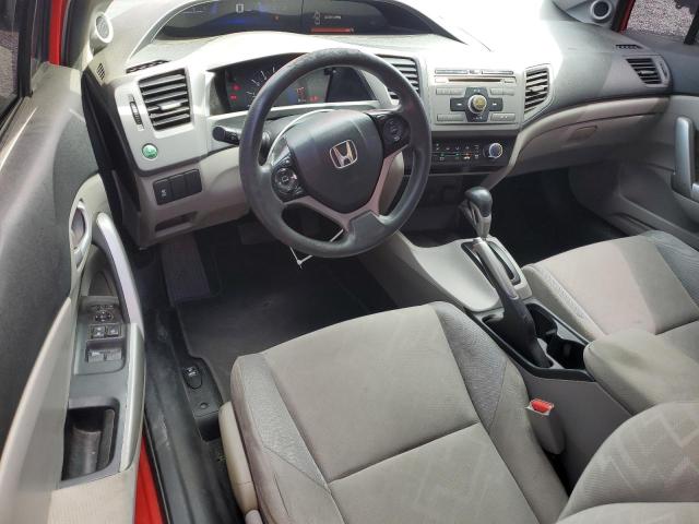 2HGFG3B54CH520879 - 2012 HONDA CIVIC LX Rot Foto 8