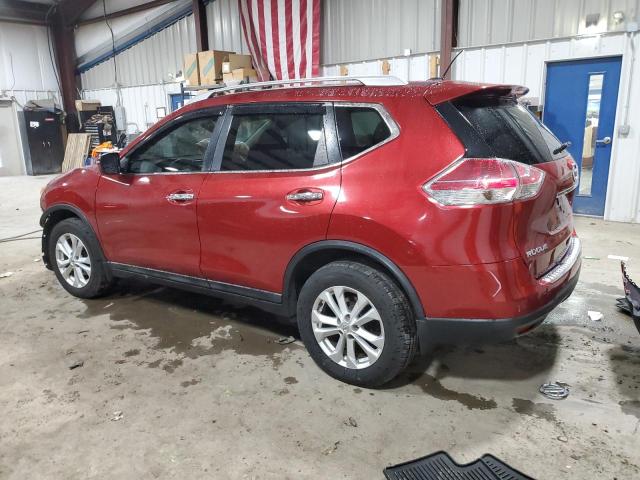 5N1AT2MV2EC847603 - 2014 NISSAN ROGUE S BURGUNDY photo 2