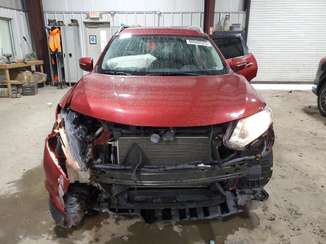 5N1AT2MV2EC847603 - 2014 NISSAN ROGUE S BURGUNDY photo 5