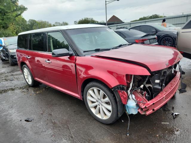 2FMHK6C8XGBA24571 - 2016 FORD FLEX SEL RED photo 4