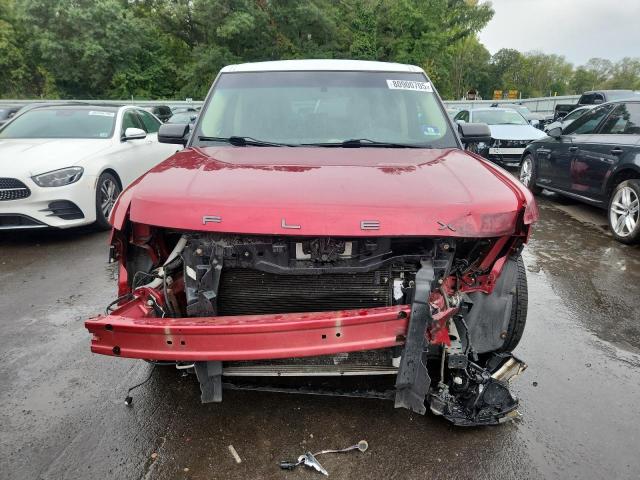 2FMHK6C8XGBA24571 - 2016 FORD FLEX SEL RED photo 5