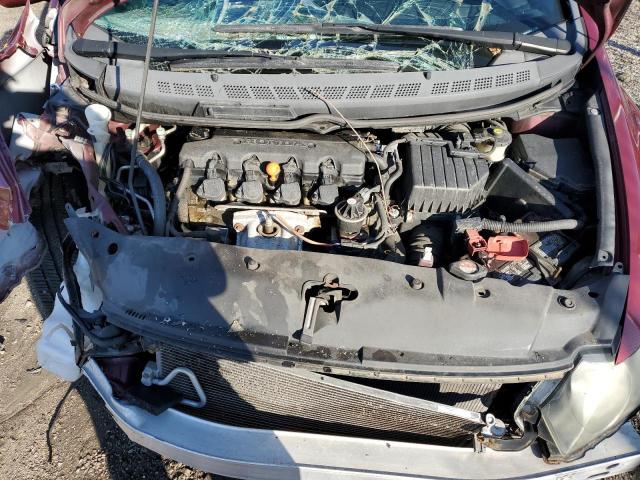 19XFA1F66BE024712 - 2011 HONDA CIVIC LX-S برغندي صورة 11