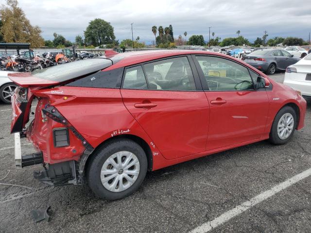 JTDKARFU0K3100041 - 2019 TOYOTA PRIUS RED photo 3