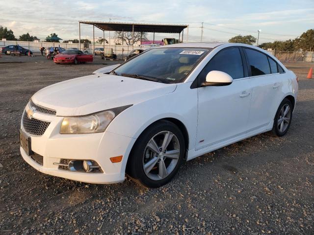 1G1PE5SB6E7201355 - 2014 CHEVROLET CRUZE LT WHITE photo 1