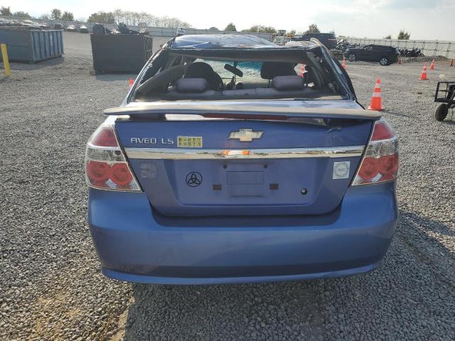 KL1TD56688B217961 - 2008 CHEVROLET AVEO BASE BLUE photo 6