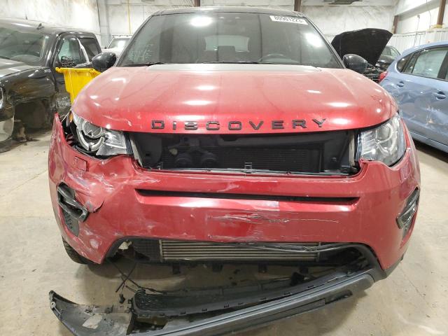 SALCT2BG4GH553751 - 2016 LAND ROVER DISCOVERY HSE LUXURY RED photo 5