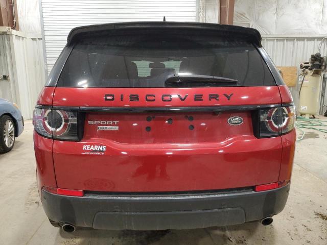 SALCT2BG4GH553751 - 2016 LAND ROVER DISCOVERY HSE LUXURY RED photo 6