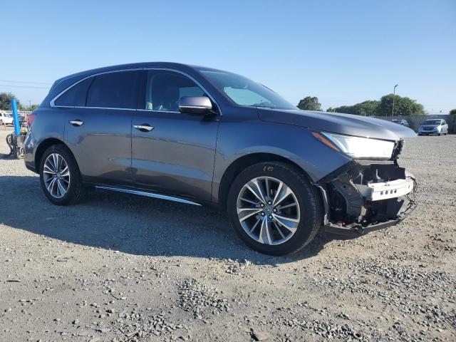 5FRYD3H54HB007392 - 2017 ACURA MDX TECHNOLOGY GRAY photo 4