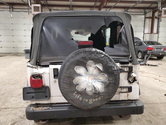 1J4FA39S96P735468 - 2006 JEEP WRANGLER X WHITE photo 6