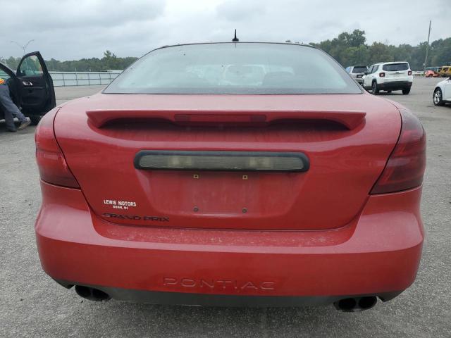 2G2WP552881138872 - 2008 PONTIAC GRAND PRIX RED photo 6