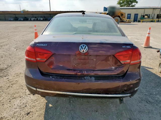 1VWCM7A37EC095677 - 2014 VOLKSWAGEN PASSAT SEL BURGUNDY photo 6
