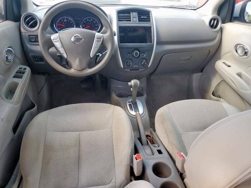 3N1CN7APXFL821009 - 2015 NISSAN VERSA S WHITE photo 8