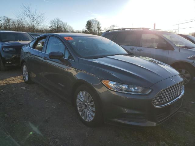 3FA6P0UU0FR188049 - 2015 FORD FUSION S HYBRID GRAY photo 4