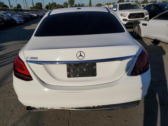 55SWF8DB8KU314341 - 2019 MERCEDES-BENZ C 300 WHITE photo 6