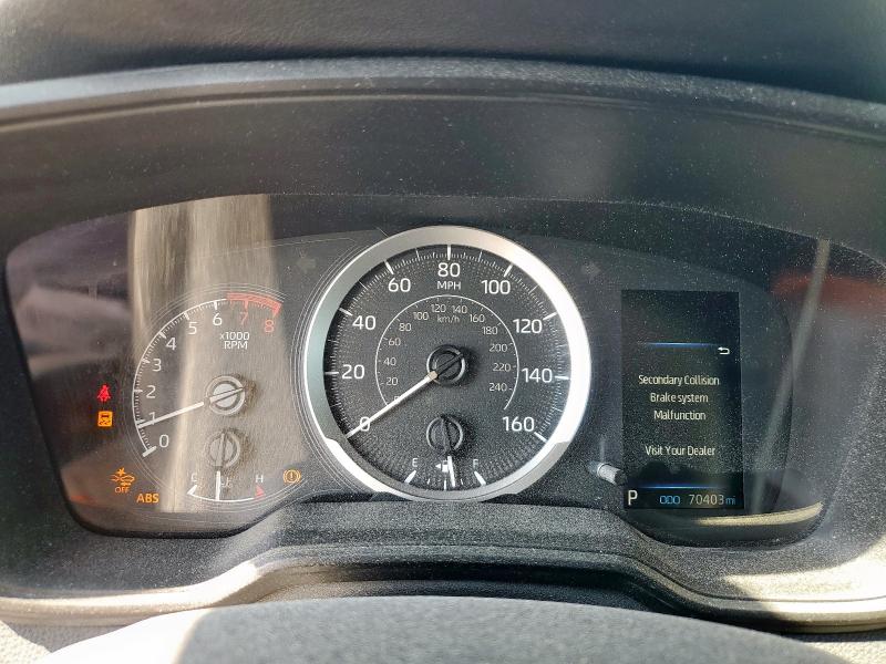 5YFEPMAE6NP296416 - 2022 TOYOTA COROLLA LE 黑色 照片 9