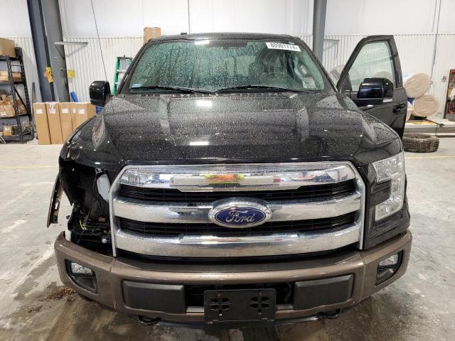 1FTEW1EPXGKF50918 - 2016 FORD F150 SUPERCREW BLACK photo 5