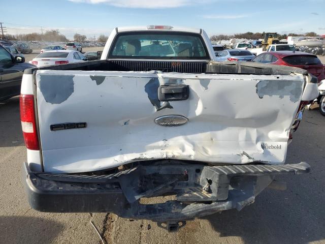 1FTRF12W96KD28642 - 2006 FORD F150 WHITE photo 6