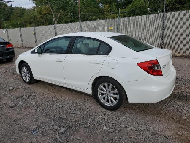 19XFB2F92CE314735 - 2012 HONDA CIVIC EXL WHITE photo 2