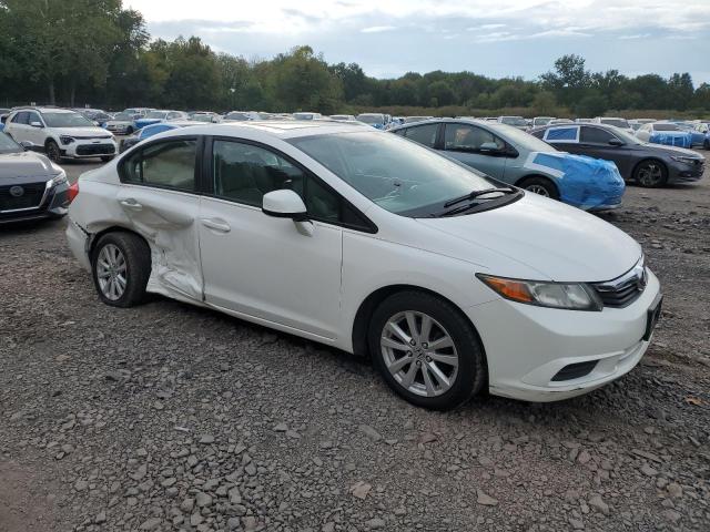 19XFB2F92CE314735 - 2012 HONDA CIVIC EXL WHITE photo 4