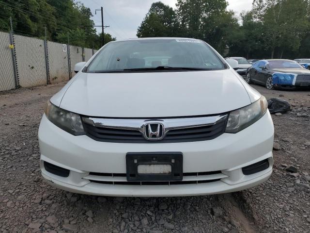 19XFB2F92CE314735 - 2012 HONDA CIVIC EXL WHITE photo 5