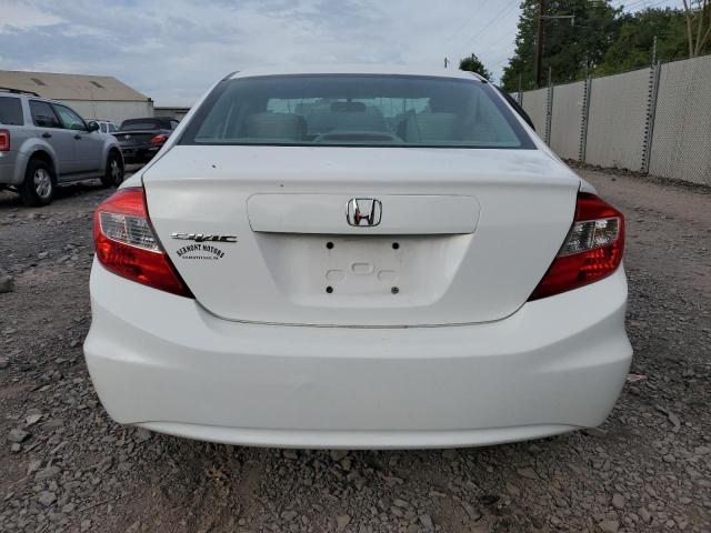 19XFB2F92CE314735 - 2012 HONDA CIVIC EXL WHITE photo 6