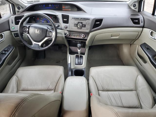 19XFB2F92CE314735 - 2012 HONDA CIVIC EXL WHITE photo 8