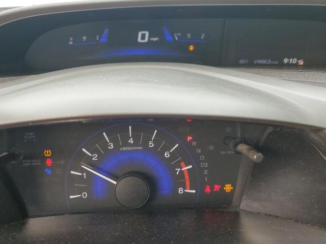 19XFB2F92CE314735 - 2012 HONDA CIVIC EXL WHITE photo 9