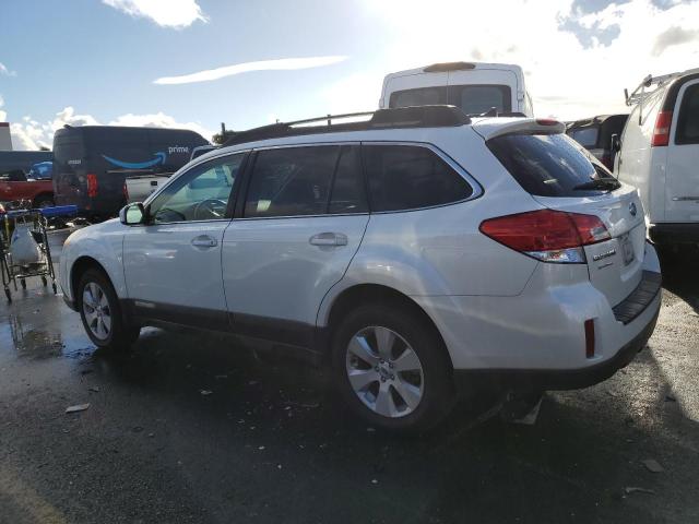 4S4BRBKC3C3232236 - 2012 SUBARU OUTBACK 2.5I LIMITED WHITE photo 2