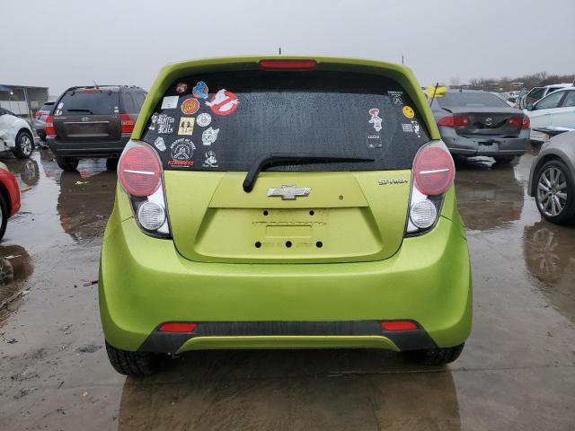 KL8CD6S99EC408740 - 2014 CHEVROLET SPARK 1LT GREEN photo 6