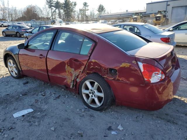 1N4BA41E24C834191 - 2004 NISSAN MAXIMA SE RED photo 2