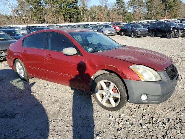 1N4BA41E24C834191 - 2004 NISSAN MAXIMA SE RED photo 4