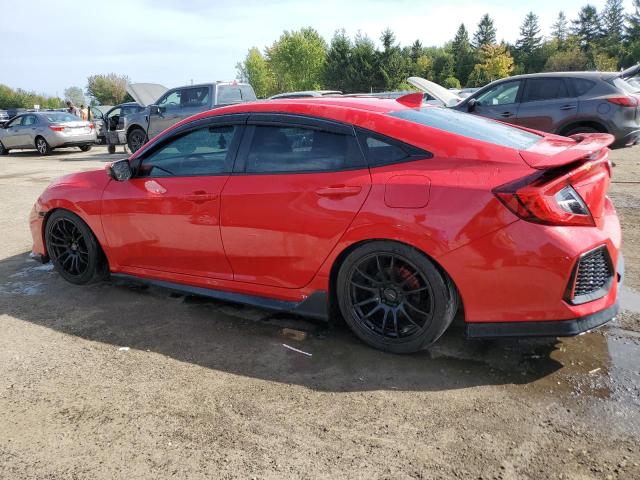 2HGFC1E55JH200236 - 2018 HONDA CIVIC SI RED photo 2