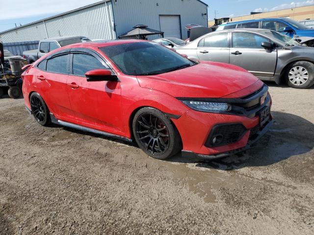 2HGFC1E55JH200236 - 2018 HONDA CIVIC SI RED photo 4
