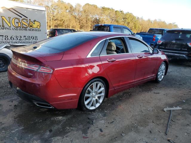 3LN6L2LUXFR608401 - 2015 LINCOLN MKZ HYBRID RED photo 3