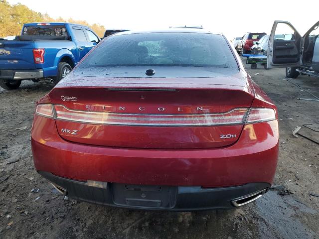 3LN6L2LUXFR608401 - 2015 LINCOLN MKZ HYBRID RED photo 6