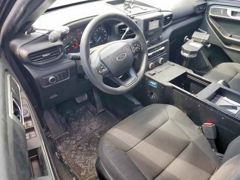 1FM5K8AB7LGB23932 - 2020 FORD EXPLORER POLICE INTERCEPTOR BLACK photo 8