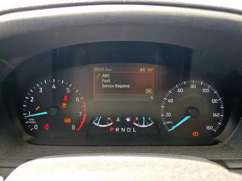 1FM5K8AB7LGB23932 - 2020 FORD EXPLORER POLICE INTERCEPTOR BLACK photo 9