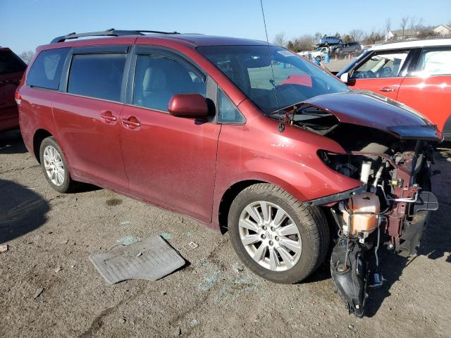 5TDDK3DC0ES093107 - 2014 TOYOTA SIENNA XLE MAROON photo 4