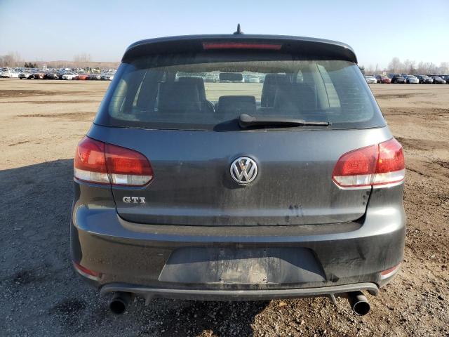 WVWEV7AJ7AW200427 - 2010 VOLKSWAGEN GTI GRAY photo 6