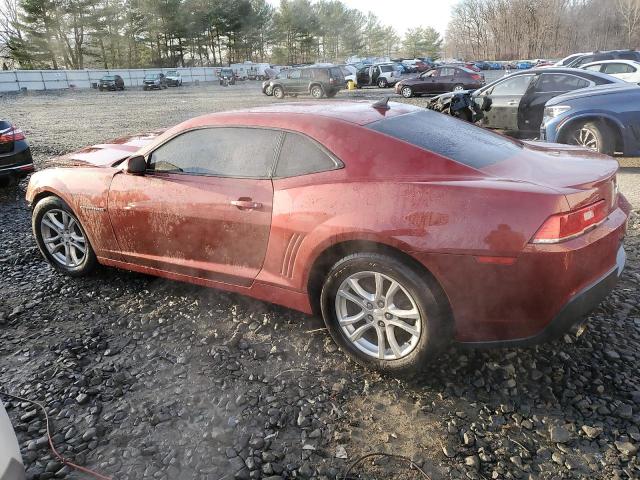 2G1FB1E30F9179872 - 2015 CHEVROLET CAMARO LS BURGUNDY photo 2