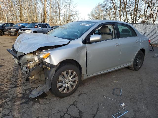 2T1BU4EEXDC086325 - 2013 TOYOTA COROLLA BASE SILVER photo 1