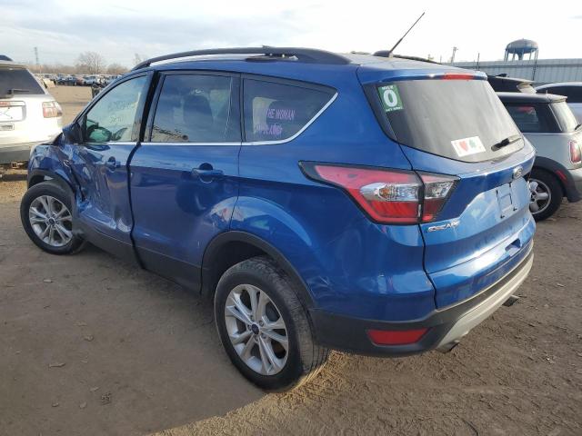 1FMCU0GD0JUA82599 - 2018 FORD ESCAPE SE BLUE photo 2