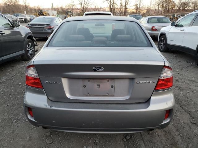 4S3BL616187205609 - 2008 SUBARU LEGACY 2.5I GRAY photo 6