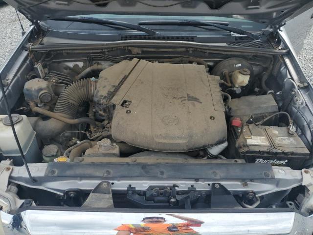 3TMLU4EN7FM183898 - 2015 TOYOTA TACOMA DOUBLE CAB SILVER photo 11