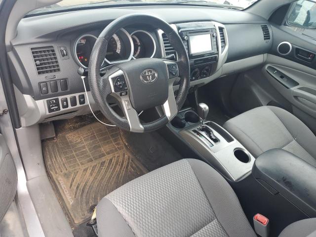 3TMLU4EN7FM183898 - 2015 TOYOTA TACOMA DOUBLE CAB SILVER photo 8