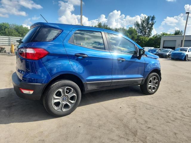 MAJ6S3FL1KC257716 - 2019 FORD ECOSPORT S ლურჯი ფოტო 3